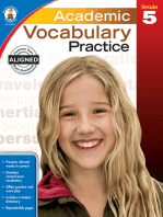Academic Vocabulary Practice, Grade 5