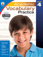 Academic Vocabulary Practice, Grade 4
