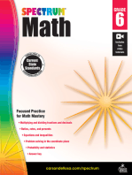 Spectrum Math Workbook, Grade 6