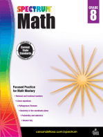 Spectrum Math Workbook, Grade 8