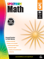 Spectrum Math Workbook, Grade 5