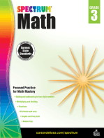 Spectrum Math Workbook, Grade 3