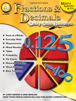 Fractions & Decimals, Grades 6 - 12