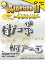 Algebra II Practice Book, Grades 7 - 8