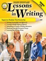 Lessons in Writing, Grades 5 - 8