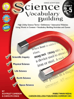 Science Vocabulary Building, Grades 3 - 5