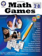 Math Games, Grades 7 - 8