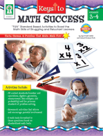 Keys to Math Success, Grades 3 - 4: “FUN” Standard-Based Activities to Boost the Math Skills of Struggling and Reluctant Learners