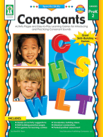 Consonants, Grades PK - 2: Activity Pages and Easy-to-Play Learning Games for Introducing and Practicing Consonant Sounds