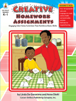 Creative Homework Assignments, Grades K - 1: Engaging Take-Home Activities That Reinforce Basic Skills