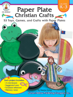 Paper Plate Christian Crafts, Grades K - 3: 53 Toys, Games, and Crafts with Paper Plates