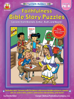 Faithfulness Bible Story Puzzles, Grades PK - K: Lessons from Hannah, Esther, Ruth, and Naomi