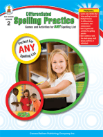 Differentiated Spelling Practice, Grade 2: Games and Activities for Any Spelling List