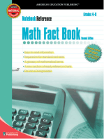 Math Fact Book, Grades 4 - 8: Second Edition
