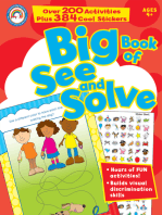 Big Book of See and Solve, Ages 4 - 7