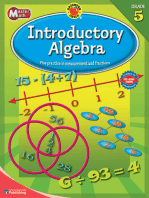 Master Math, Grade 5: Introductory Algebra