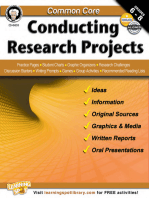 Common Core: Conducting Research Projects