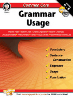 Common Core: Grammar Usage