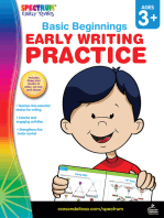 Early Writing Practice, Ages 3 - 6