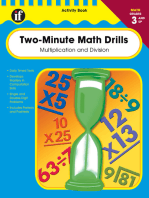 Two-Minute Math Drills, Grades 3 - 5: Multiplication & Division