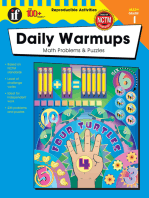 Daily Warmups, Grade 1: Math Problems & Puzzles