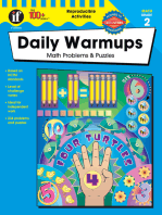 Daily Warmups, Grade 2: Math Problems & Puzzles
