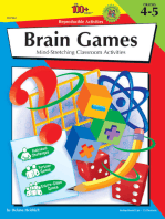 The 100+ Series Brain Games, Grades 4 - 5: Mind-Stretching Classroom Activities