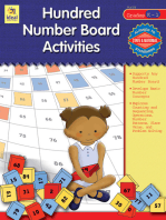 Hundred Number Board Activities, Grades K - 1