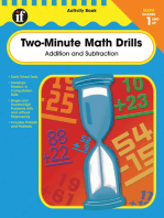 Two-Minute Math Drills, Grades 1 - 3: Addition & Subtraction