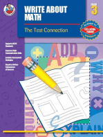 Write About Math, Grade 3: The Test Connection