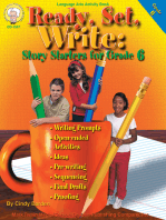 Ready, Set, Write, Grade 6: Story Starters for Grade 6
