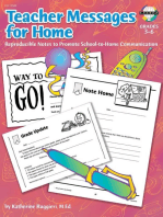 Teacher Messages for Home, Grades 3 - 6: Reproducible Notes to Promote Communication