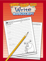 Every Child Can Write Manuscript, Grades K - 3