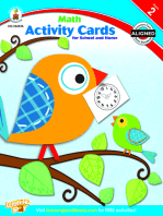 Math Activity Cards for School and Home, Grade 2