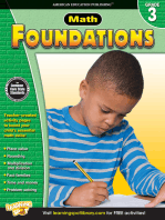 Math Foundations, Grade 3