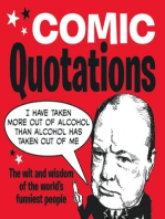 Comic Quotations: The Wit and Wisdom of the World's Funniest People