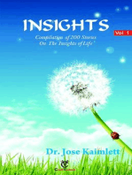 Insights - Compilation of 200 Stories on the Insights of Life: Vol. 1