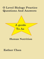 O Level Biology Practice Questions And Answers Human Nutrition