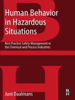 Human Behavior in Hazardous Situations: Best Practice Safety Management in the Chemical and Process Industries