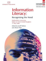 Information Literacy: Recognising the Need