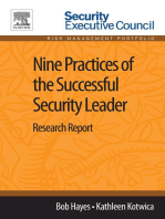 Nine Practices of the Successful Security Leader: Research Report