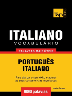 Vocabulário Português-Italiano: 9000 palavras mais úteis