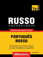 Vocabulário Português-Russo: 9000 palavras mais úteis