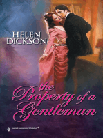 THE PROPERTY OF A GENTLEMAN
