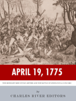 April 19, 1775: The Midnight Ride of Paul Revere and the Battles of Lexington & Concord