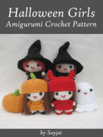 Halloween Girls Amigurumi Crochet Pattern