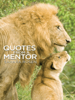 Quotes From a Mentor
