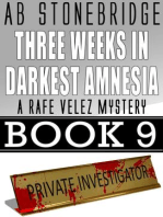 Three Weeks in Darkest Amnesia -- Rafe Velez Mystery 9: Rafe Velez Mysteries, #9