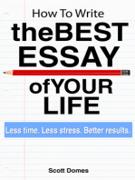 How to Write the Best Essay of Your Life