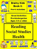 Brainy Kids BOOK II: Pre-K Activities